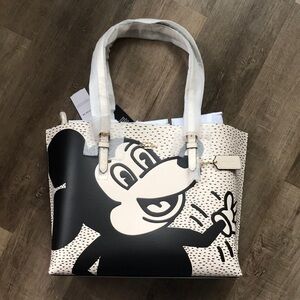 Coach Disney Mickey Mouse X Keith Haring Mollie Tote